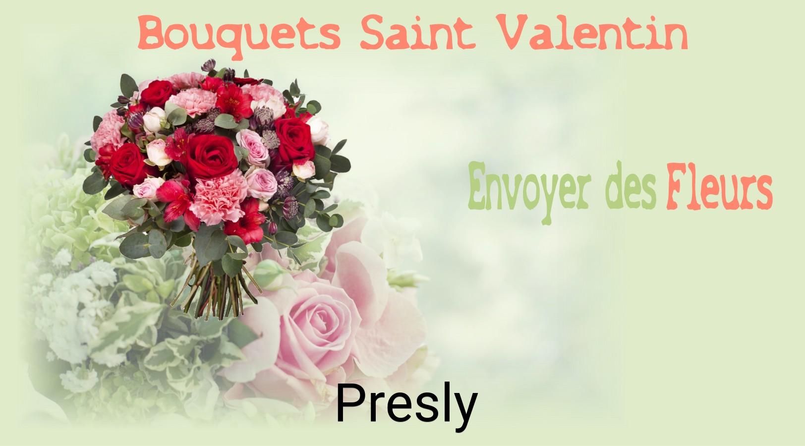 Roses de Saint-Valentin livrées à Presly